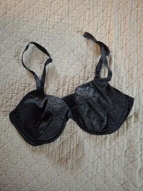 Victoria's Secret 34D Unlined Semi Demi Underwire Bra Convertible Straps